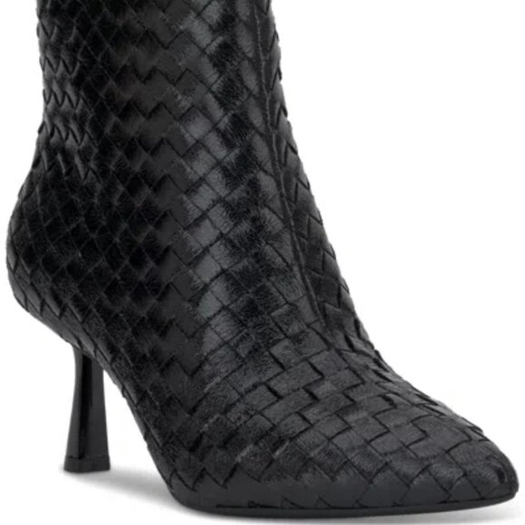 INC International Concepts Shoes - I.N.C. International Concepts Womens Raisie Dress Booties Black Woven Size 6M